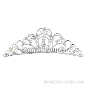 Reliable Quality Brilliant Girl's Crystal Crown Princess Accessories